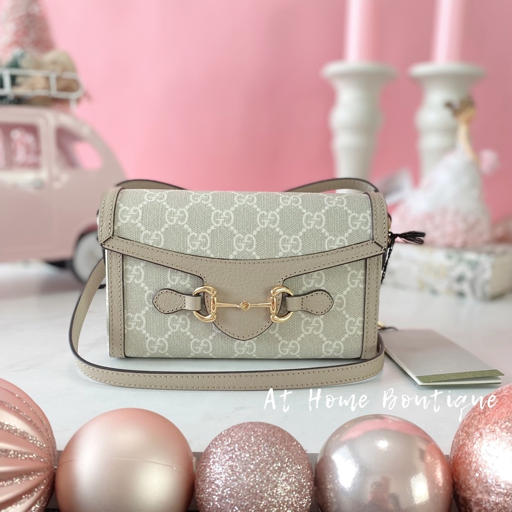 👜 GUCCI 🌺 Horsebit 1955 mini bag